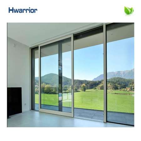 Customerzied low price  double glazing tempered glass aluminum frame sliding door factory direct wholesale China Supplier